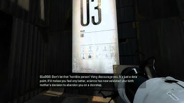 Portal 2 Walkthrough Chapter 2 The Cold Boot Part 1 w/o Commentary
