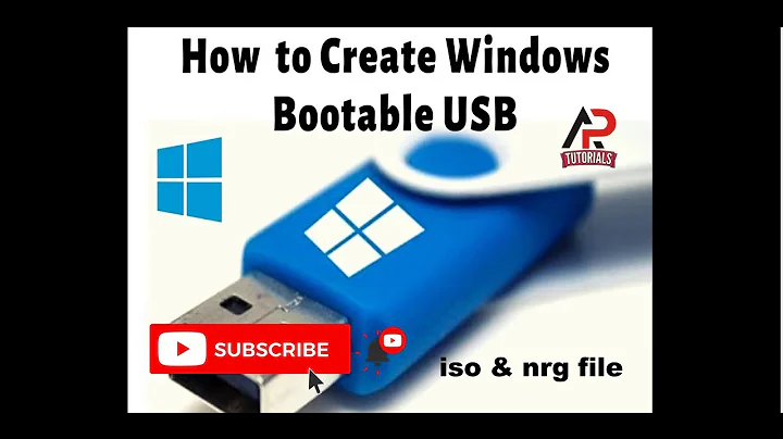 How to create bootable pendrive from iso & nrg file