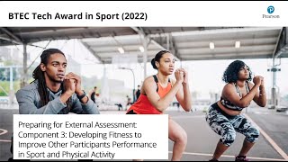 BTEC Tech Award (2022) Sport- Preparing for External Assessment
