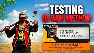 TESTING FREE FIRE ID BAN METHOD 💀 | BAN FF ID USING UID 👺