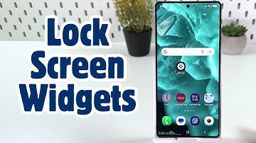 Samsung Galaxy S25 Ultra - How to Add and Remove Lock Screen Widgets