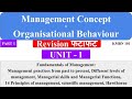 1 management concepts and organisational behaviour  aktu mba notes aktu mba classes  dwivedi