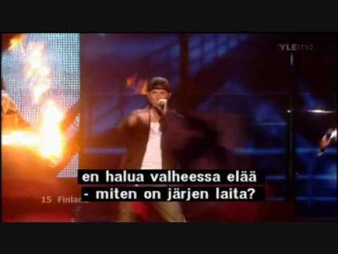 Eurovision 2009 Finland 1st semifinal: Waldo's Peo...