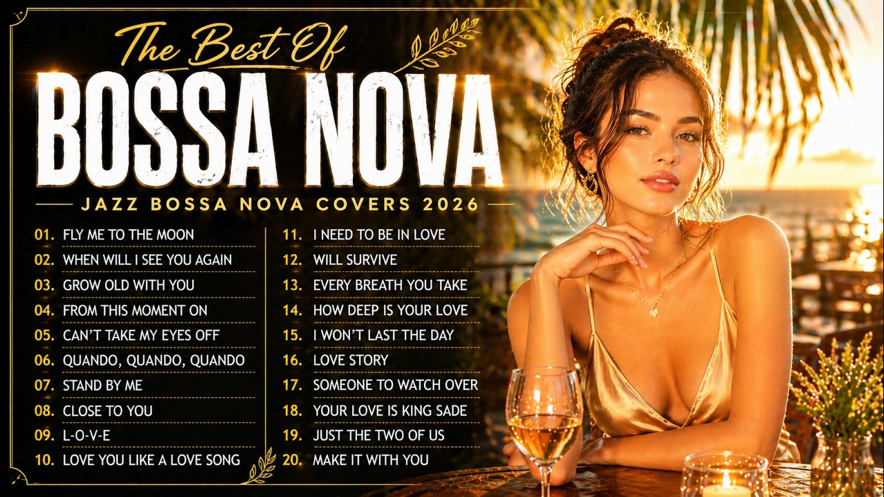 Bossa Nova Songs Playlist 2026 👛 Best Jazz Bossa Nova Cover