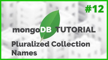 MongoDB in NodeJS - Pluralized collection names (2020) [Episode #12]