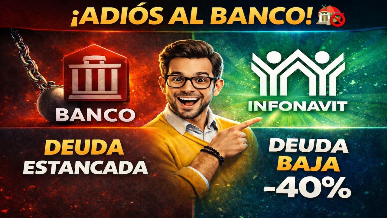 ¡DILE ADIÓS AL BANCO! 🏦 Pasa tu deuda al Infonavit y ahorra miles (2026 ...