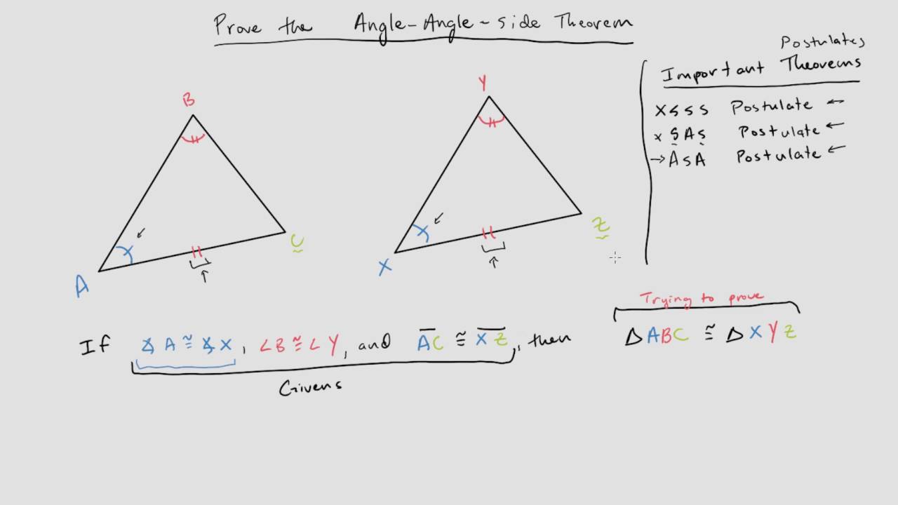 Angle Angle Similarity Theorem Worksheet Pdf