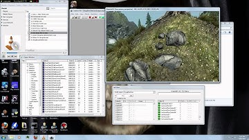 Skyrim Creation Kit - Quick bit of Landscape editing/detailing