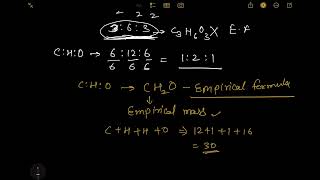 Empirical formula (mole concept)