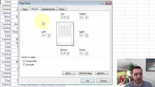 How to Center Worksheets Both Horizontally and Vertically in Excel