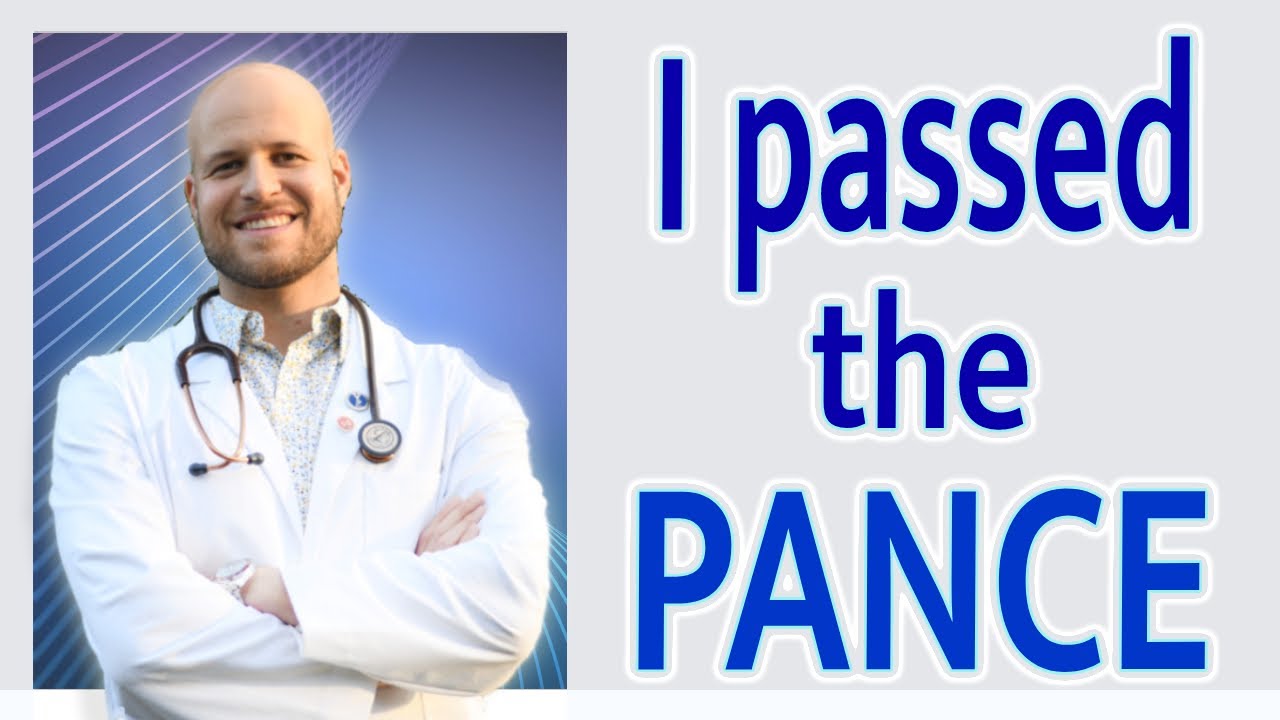 I passed the PANCE!!