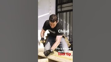 Tool tip: Quick fix a warped deck board