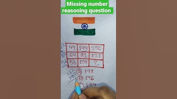 Missing number reasoning|ssc mts,chsl,cgl,cpo(bsf,cisf,crpf ssb)#reasoning #ssc #shorts #viral #job