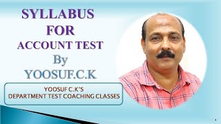 Department Test - An Introduction To Account Test Lower/higher/executive Officer's Test And KER