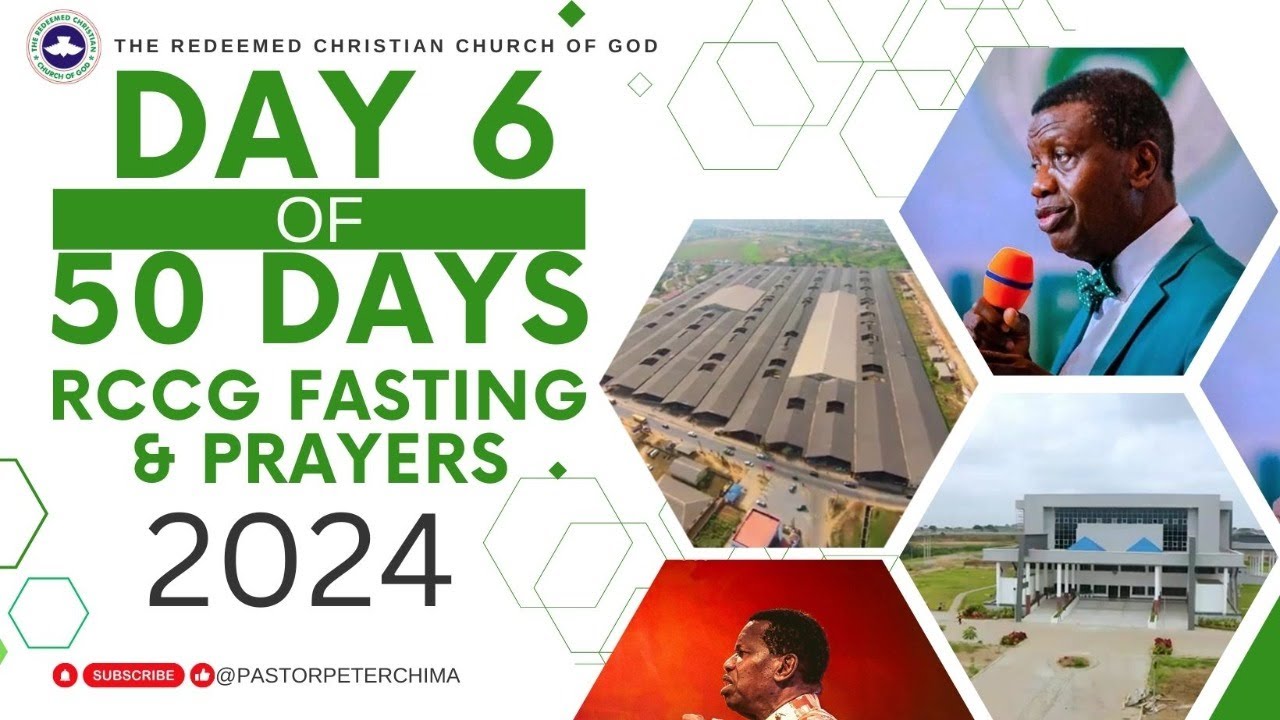 DAY 6 OF 50 DAYS II RCCG 2024 FASTING AND PRAYERS II PST PETER II 16TH