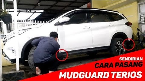 CARA PASANG MUDGUARD TERIOS / RUSH #terios #rush #toyota #daihatsu