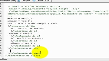CEP ITAJUBÁ ARRAY (VETOR ) EM JAVA PARTE 4 aula 30