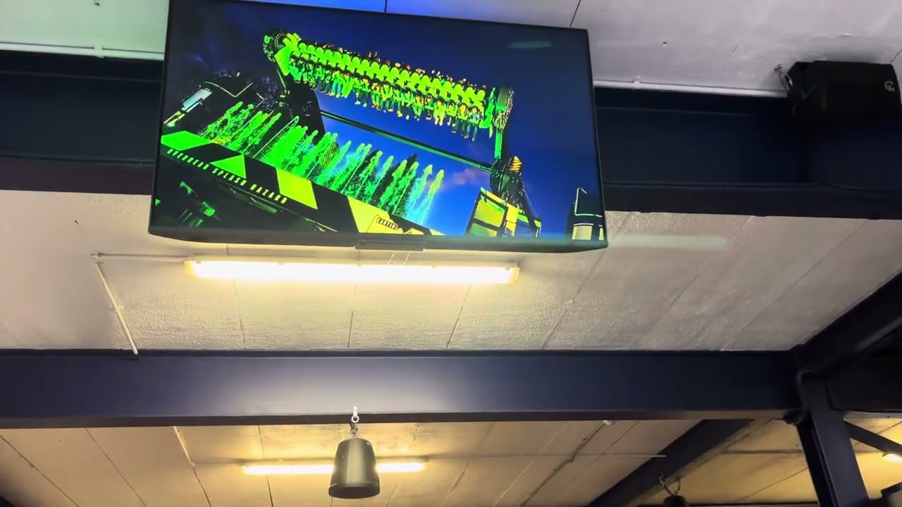 Toxicator Advert Alton Towers In The Monerail Queue 