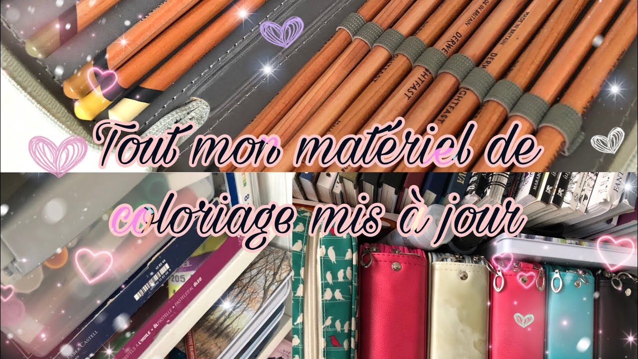 Tout mon matériel de coloriage adulte