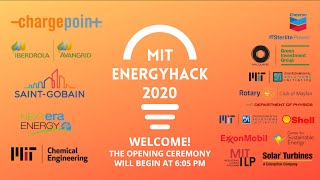 MIT Energy Hack 2020 Opening Ceremony