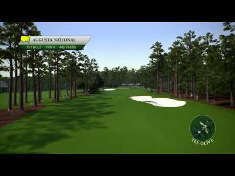 Course Flyover: Augusta National Golf Club's 1st Hole