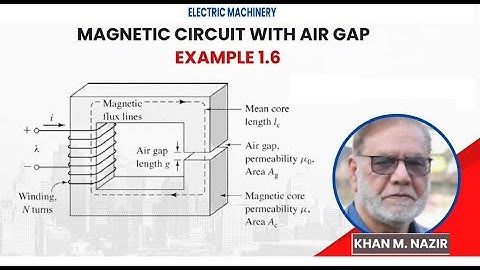 (E)EM Ex 1.6 ||  Magnetic Circuit  || Inductance, Magnetic Stored Energy, Induced Voltage
