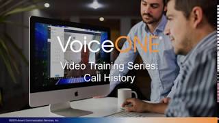VoiceONE Connect Call History