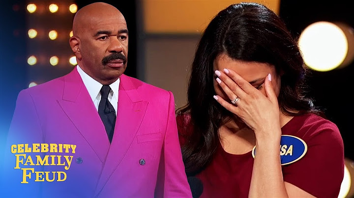 Alisa’s answer rubs Steve Harvey the wrong way! | Celebrity Family Feud