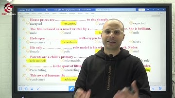 Homework on (Unit 7 part 1) with Mr. Nagy El-Gendy