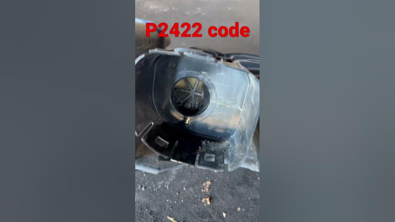 Check Engine Light P2422 code - YouTube