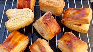 I finally found a quick and easy way to make puff pastry! Simple ingredients
