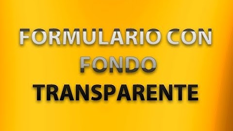 FORMULARIO TRANSPARENTE VISUAL STUDIO 2013