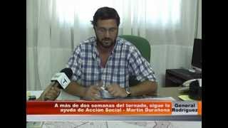 Balance a dos semanas del tornado en General Rodríguez - Martín Durañona 1