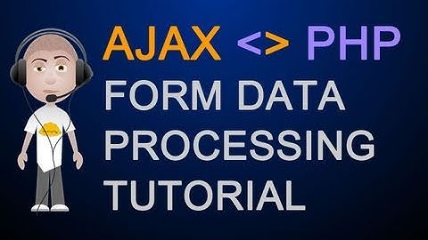 Ajax Tutorial Post to PHP File XMLHttpRequest Object Return Data JavaScript