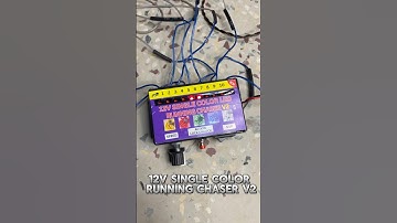 NEW 12V SINGLE COLOR RUNNING CHASER V2 🎉#12vpixelled #12vchaser #pixelled #shorts