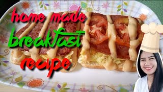 Egg toast|home made recipe|vegetable recipe|breakfast recipe