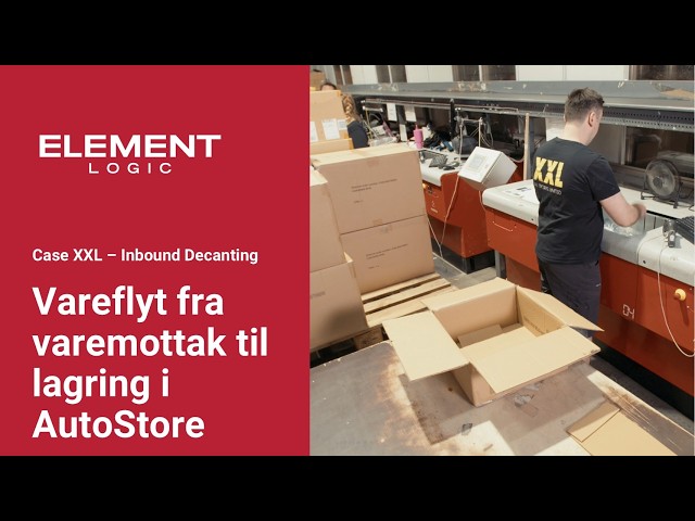 Case XXL – Inbound decanting | NO