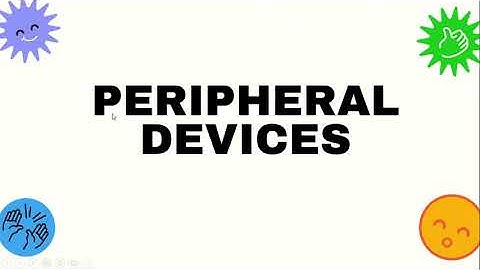 Peripheral Device Of A Computer