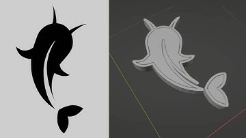 Blender tutorial | 2D to 3D | .svg to .blend - 03