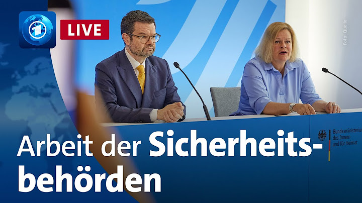 Faeser und Buschmann äußern sich nach Anschlag von Solingen