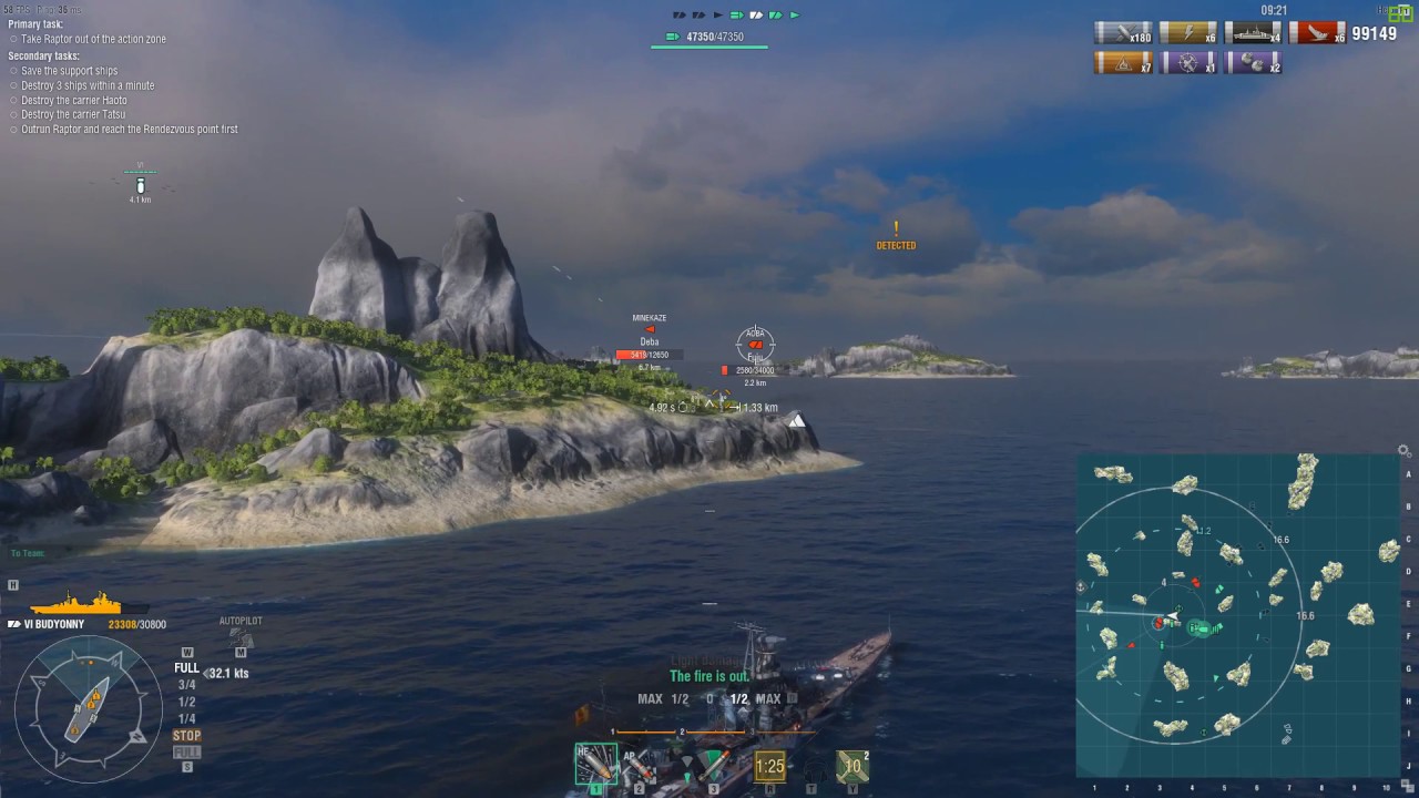 WoWs: Budyonny Operation Raptor Rescue 145k Dmge 8 Kills - YouTube