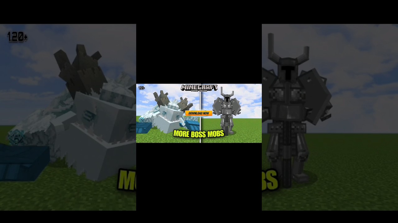 more boss mod for minecraft pe 1.20 🥶🥵 | mowzie mobs mod for minecraft pe 1.20 | 