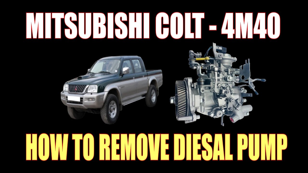 HOW TO REMOVE DIESAL PUMP MITSUBISHI L200 ( 4M40 ) YouTube