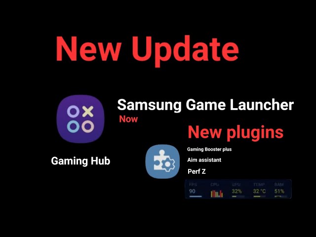Samsung game  launcher  or Gaming Hub new update  gaming Booster plus  and  more class=