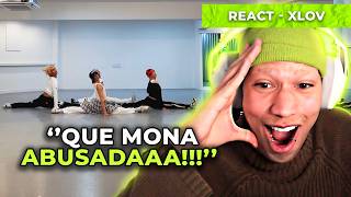 FLEXIBILIDADE? TEMOS! | REACT - XLOV 엑스러브 ‘Rizz’ e ‘Biii:-P’ Dance Practice