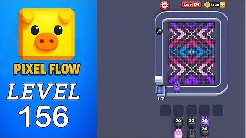 Pixel Flow Level 156 Walkthrough