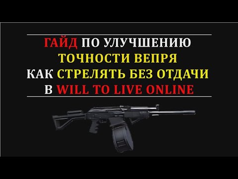 Видео: Неактуально: Как стрелять из вепря без отдачи в Will To Live Online. Макросы WTLO