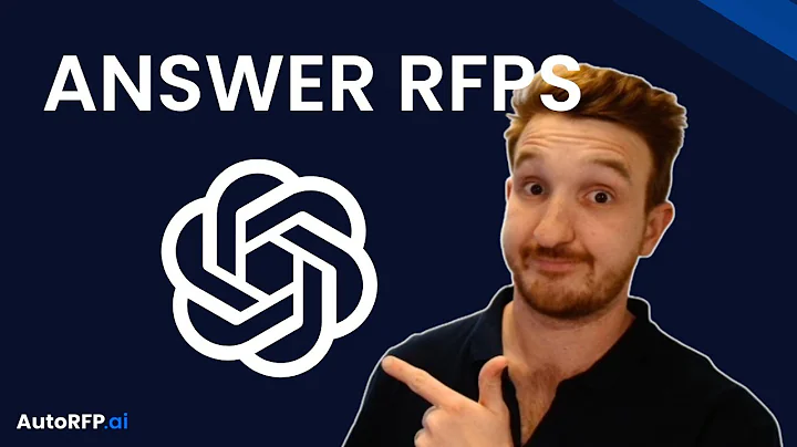 How to use ChatGPT to answer RFPs