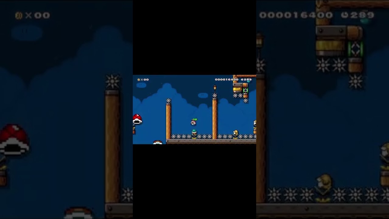 Can you spot the horrendous cheese 🧀 😭 (Super Mario Maker 2) 