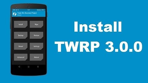 How to install TWRP 3.0.0 on Redmi 1S